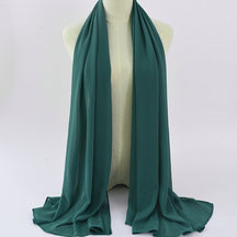 G50 132 colores Hijab de gasa perla