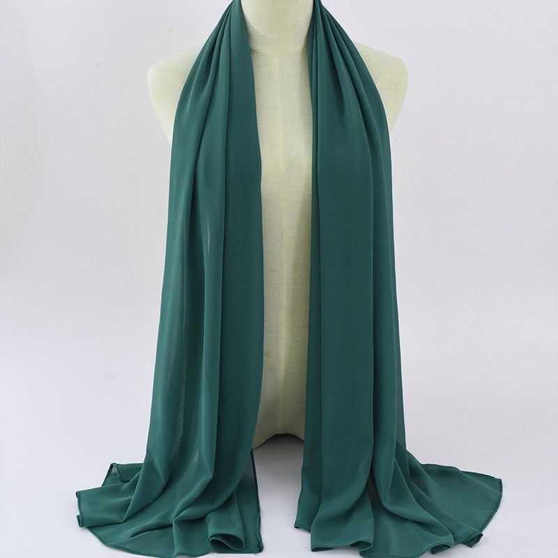 G50 132 warna Tudung chiffon mutiara
