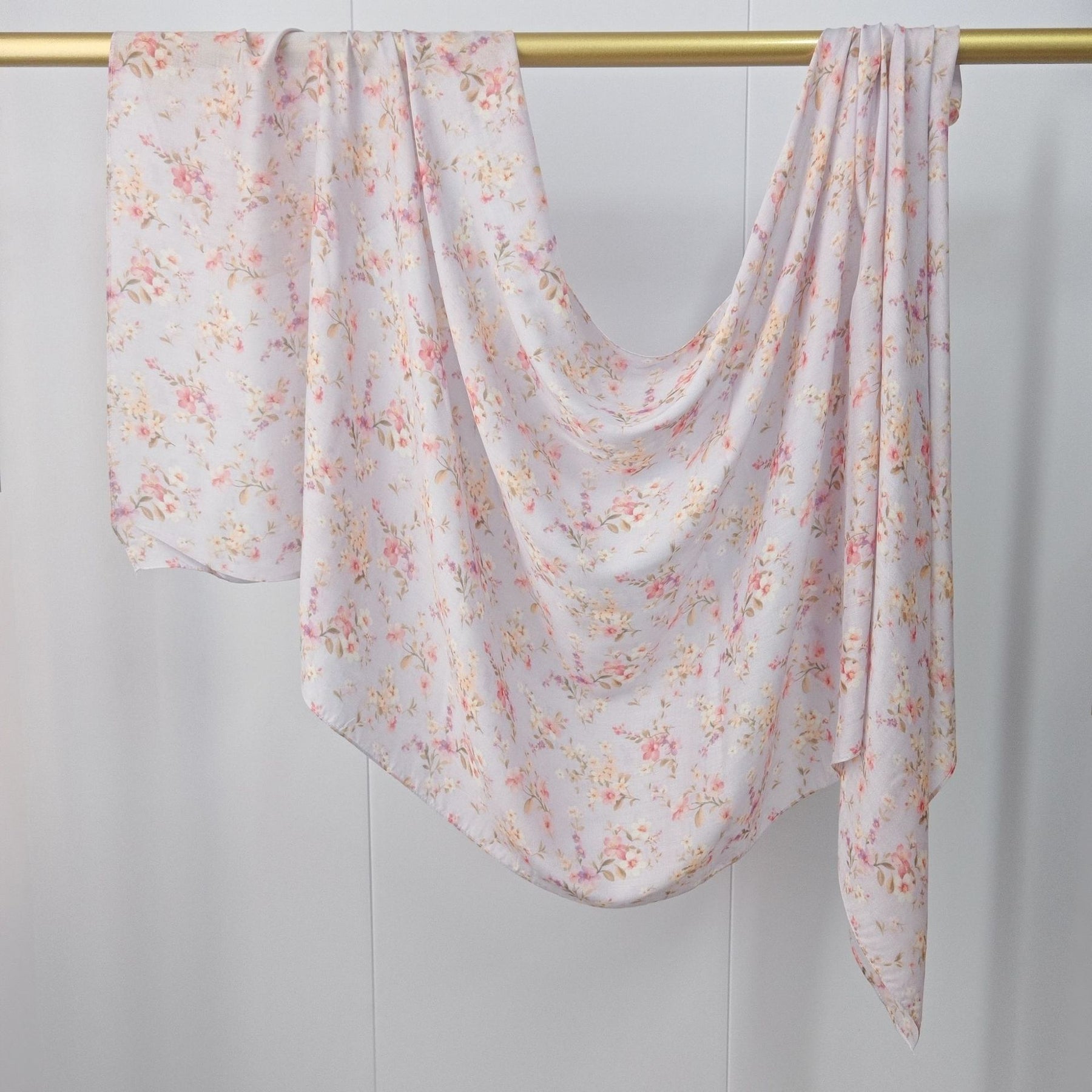 JB020  Fashion Single Stitch Printed Modal Hijab