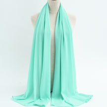 G50 132 colores Hijab de gasa perla