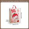 #77-Coffee Apple Dog Tote Bag ( Large 40*50*10cm)