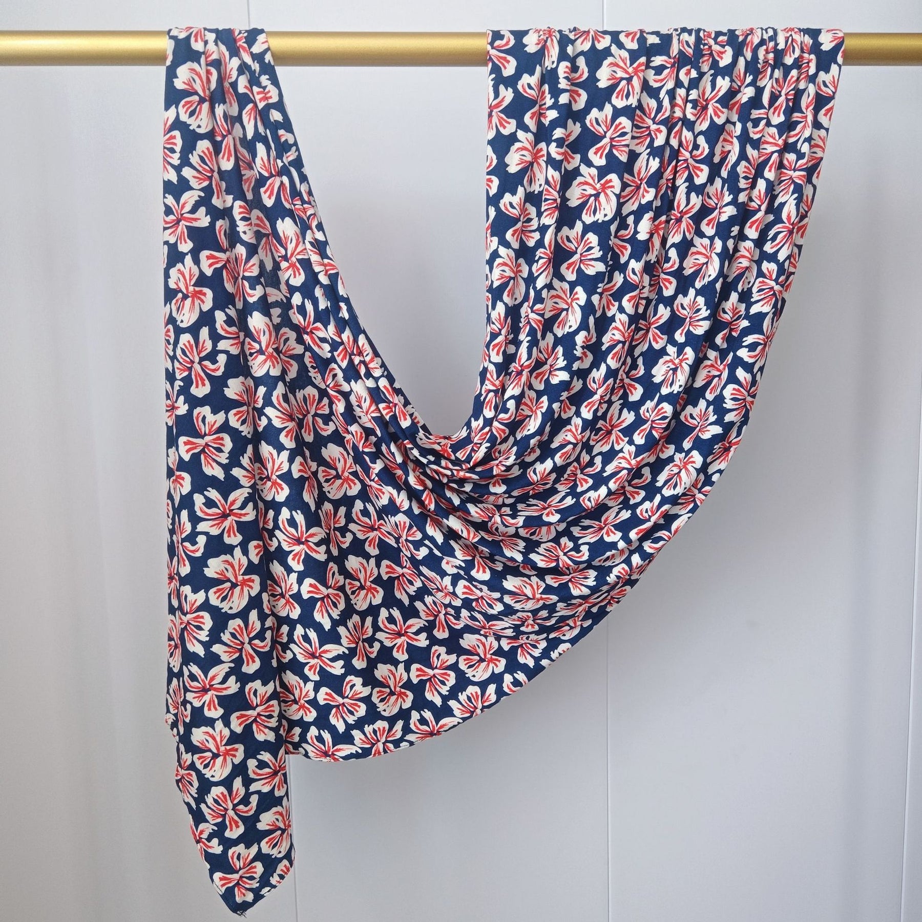 JB021 145GSM Mercerized Cotton Printed Jersey Hijab