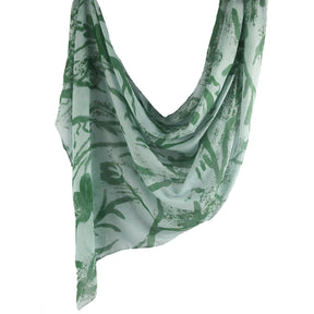 WJ001  Printed Tie-Dye Polyester Long Hijab
