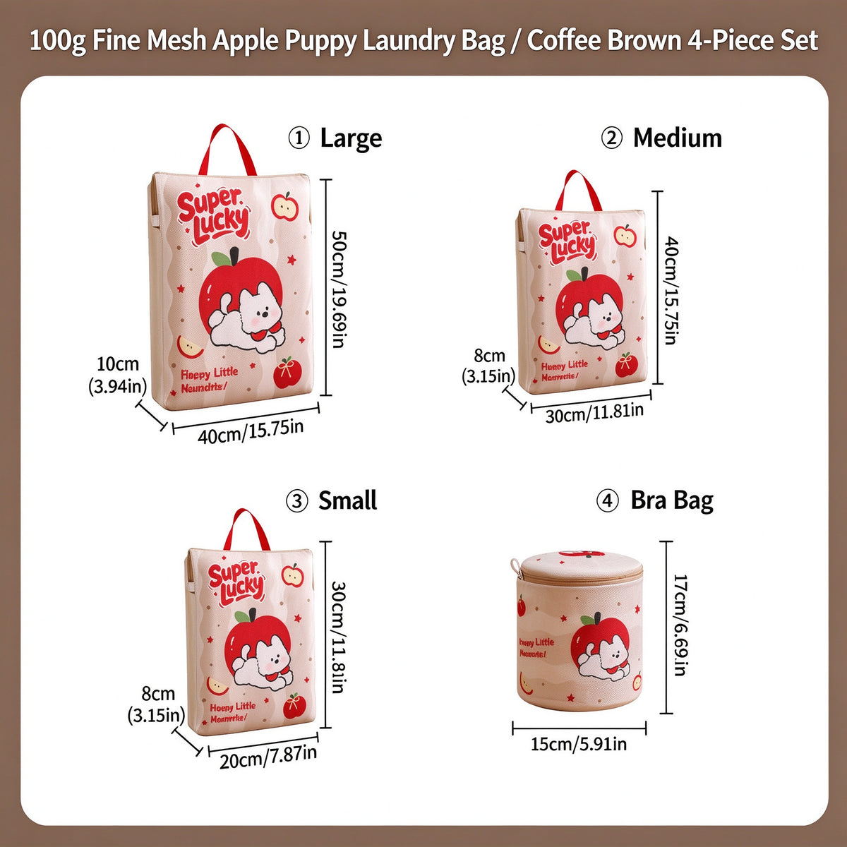 Thickened Chunky Fine Laundry Polyester Mesh Bag - Color Option