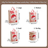 #79-Coffee Apple Dog Tote Bag 4 Piece Set (（Small Medium Large Bra Bag）)