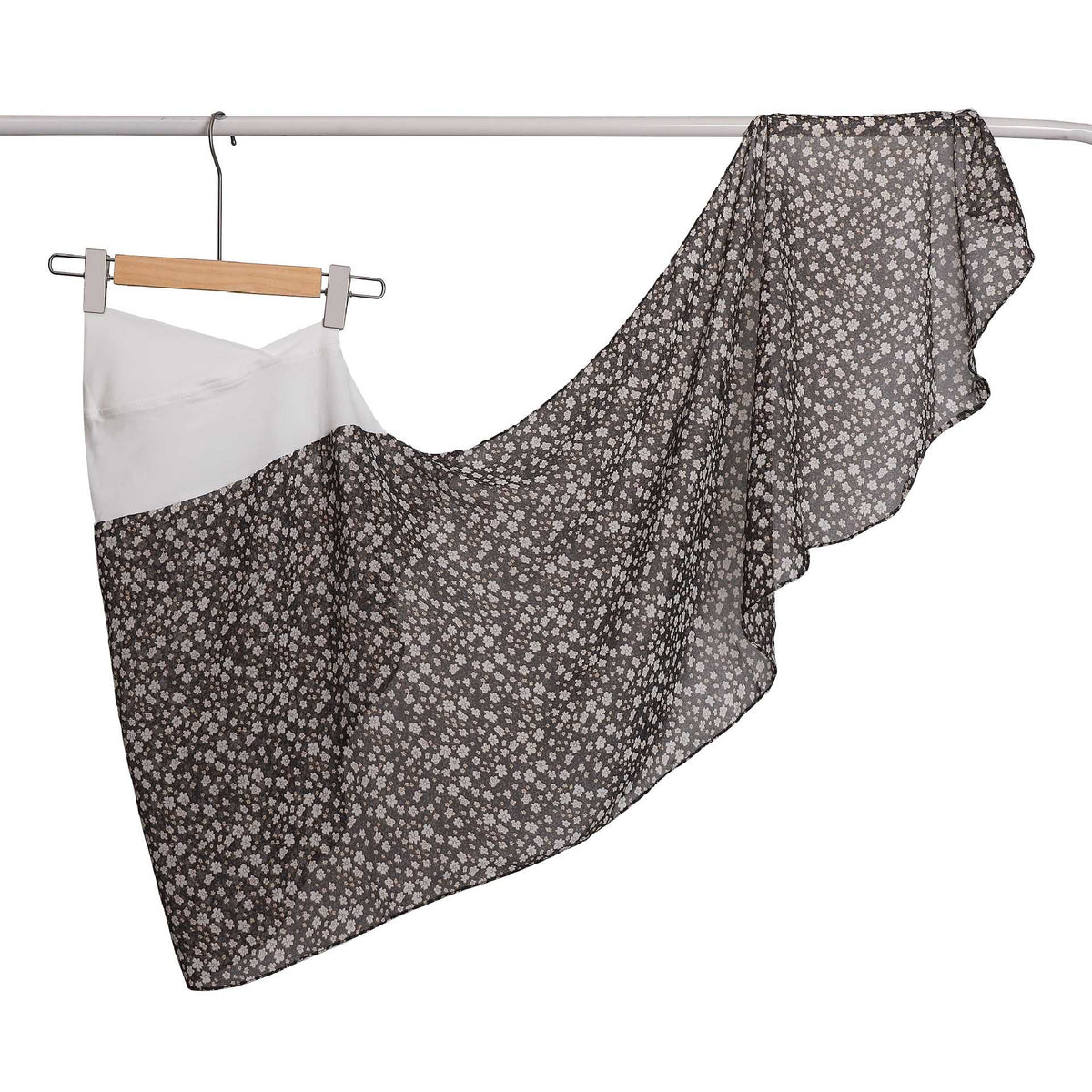 MLB5  Printed Plaid Heart Polka Dot Crystal Ramie Hijab