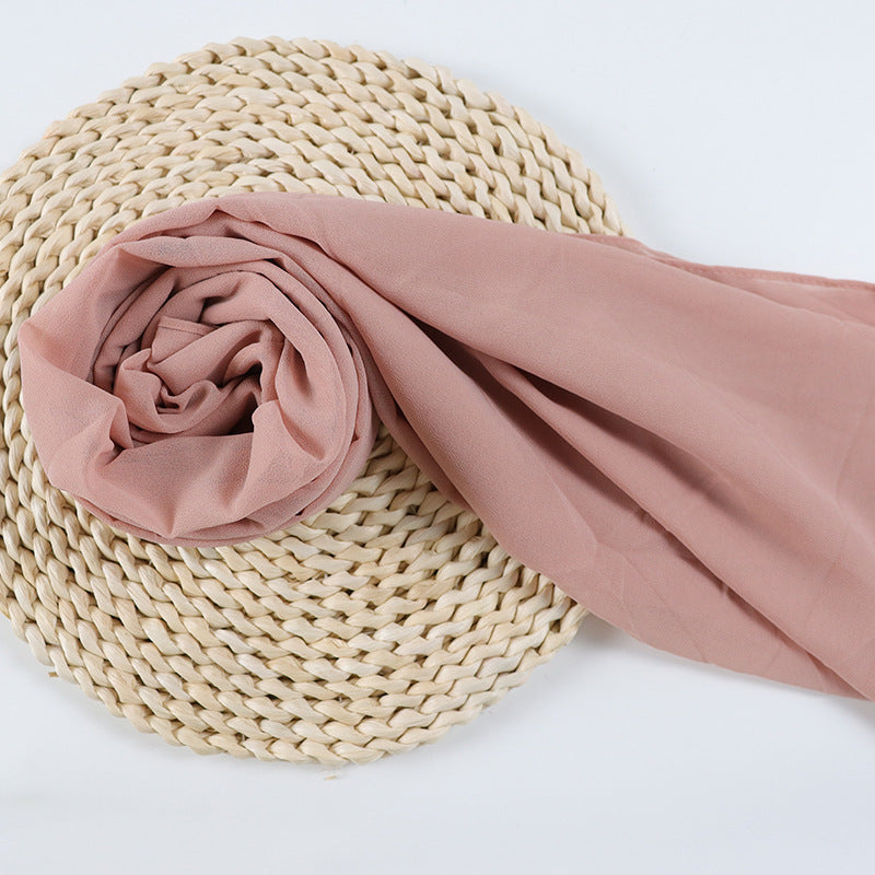 G50 132 warna Tudung chiffon mutiara