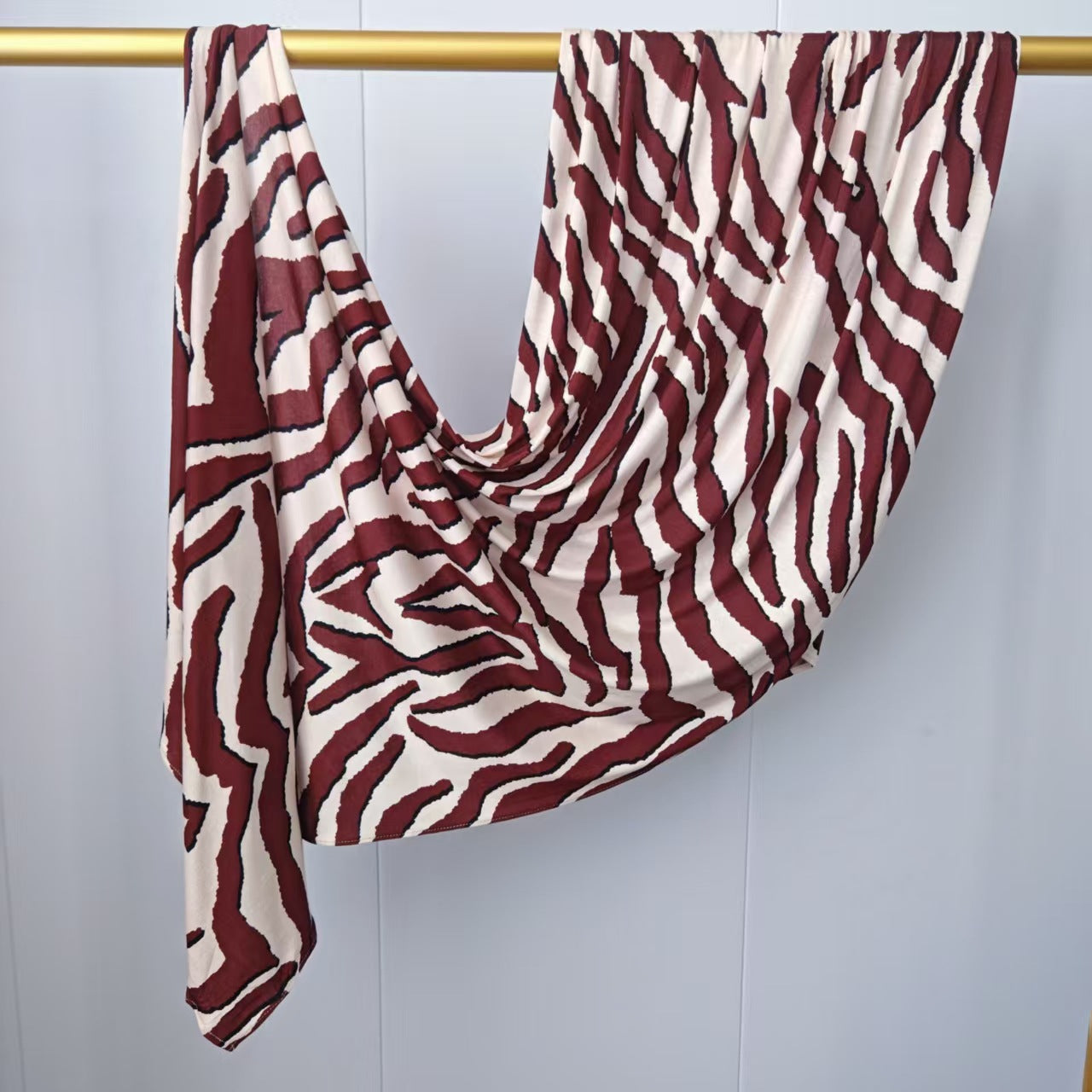 JB021 145GSM Mercerized Cotton Printed Jersey Hijab