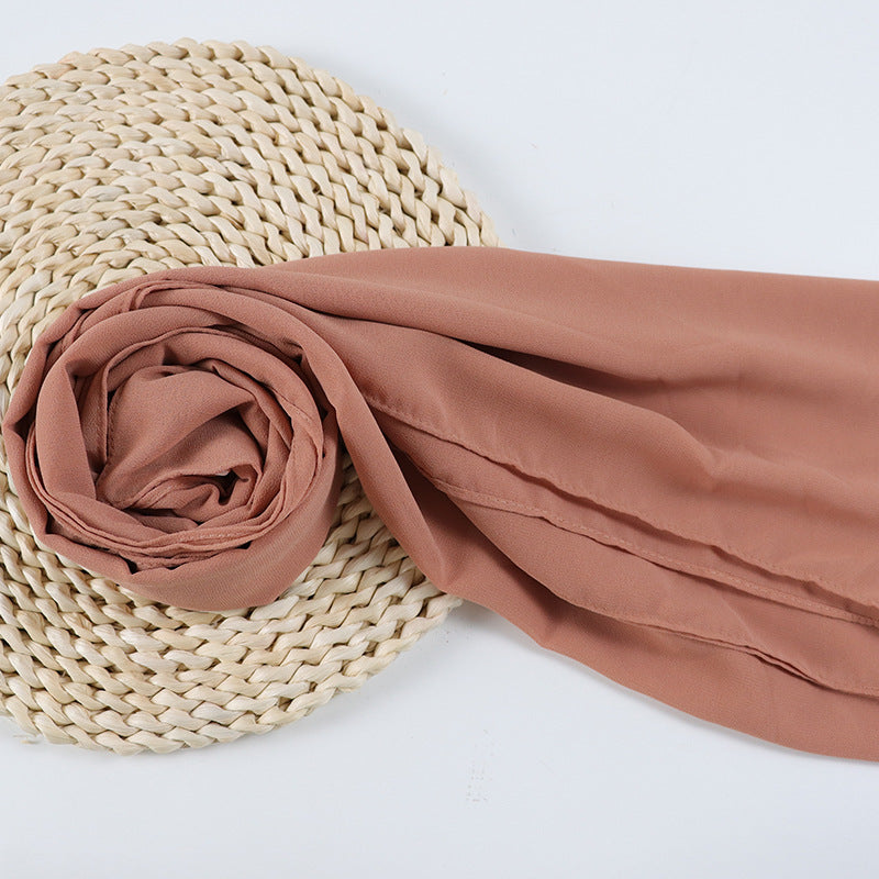 G50 132 warna Tudung chiffon mutiara