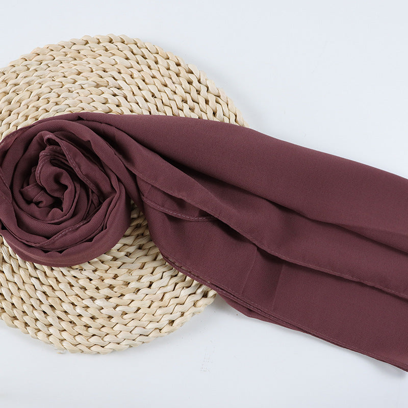 G50 132 warna Tudung chiffon mutiara