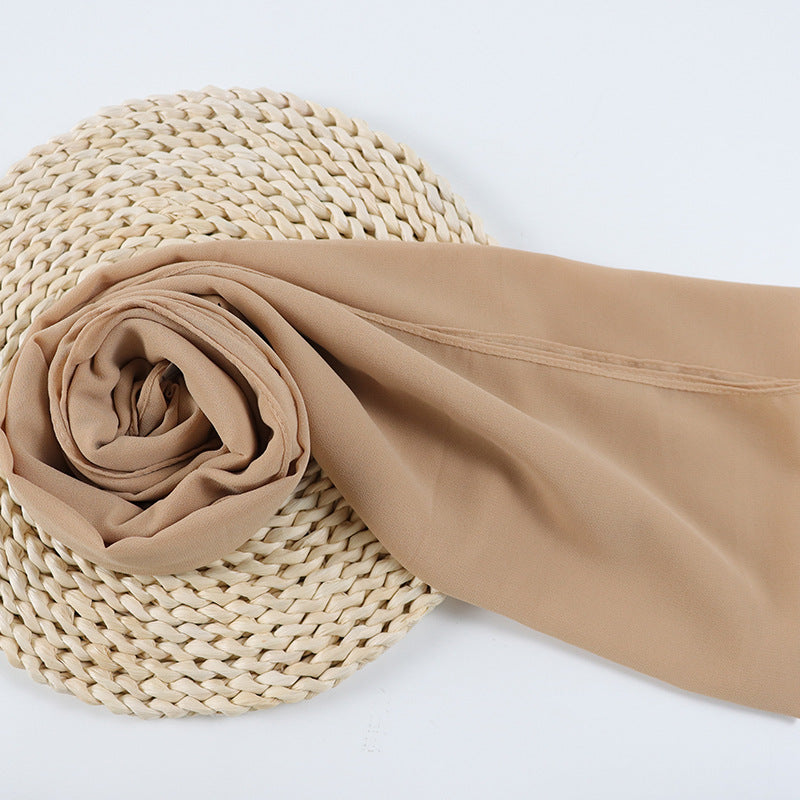 G50 132 warna Tudung chiffon mutiara