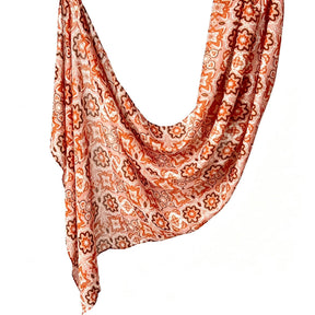 JB030 Printed Double-Sided Polyester Cotton Hijab