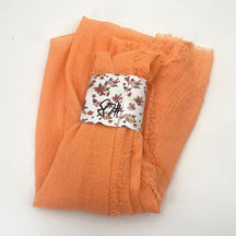 WJ01  Plain Seersucker Crinkle Fringe Edge Large Hijab