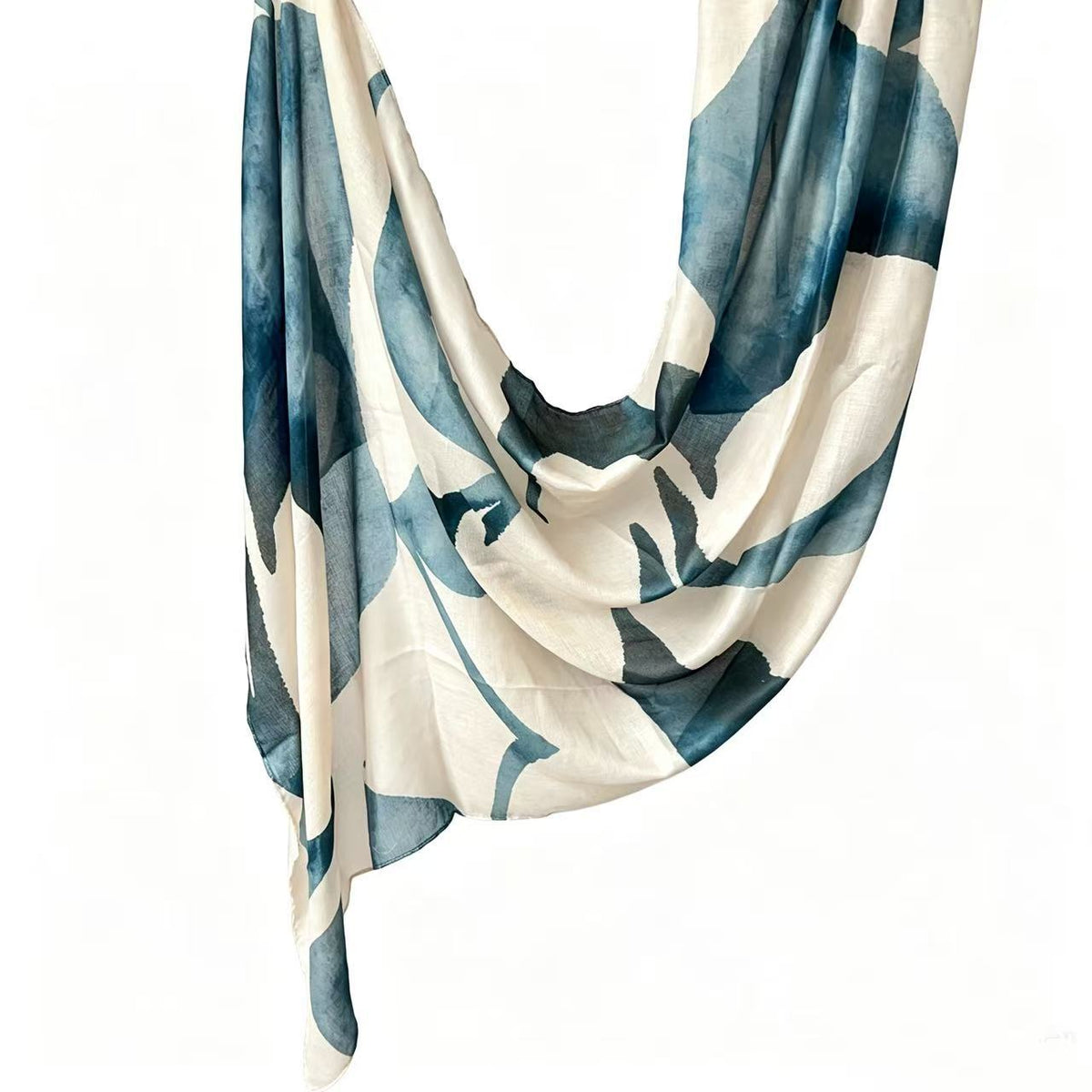 JB030 Printed Double-Sided Polyester Cotton Hijab
