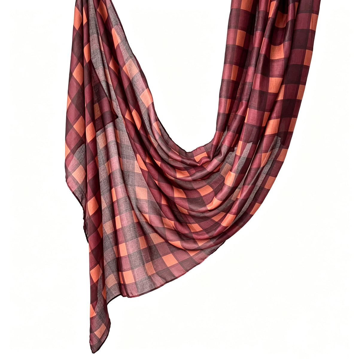 JB030 Printed Double-Sided Polyester Cotton Hijab