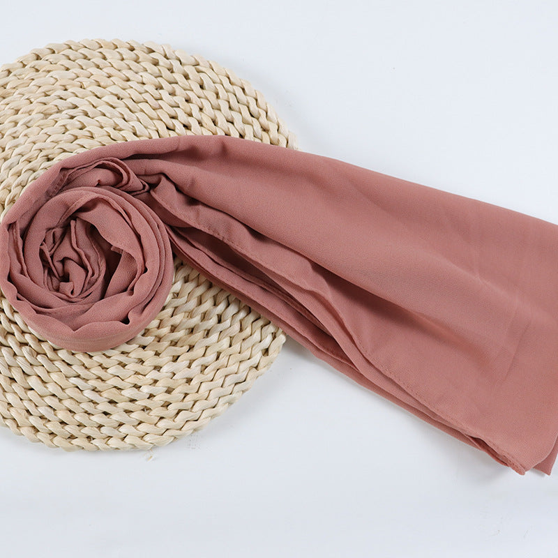G50 132 warna Tudung chiffon mutiara