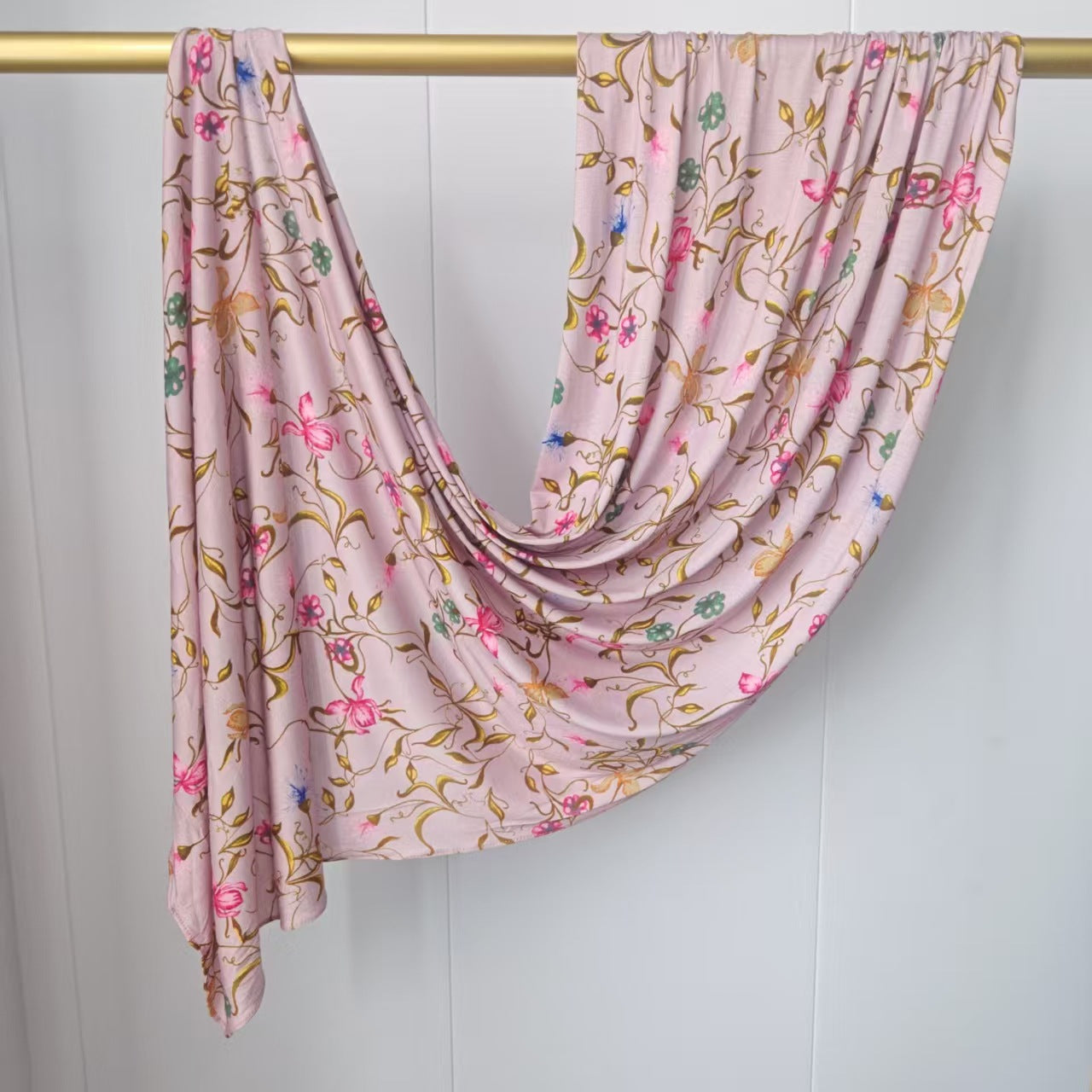 JB021 145GSM Mercerized Cotton Printed Jersey Hijab