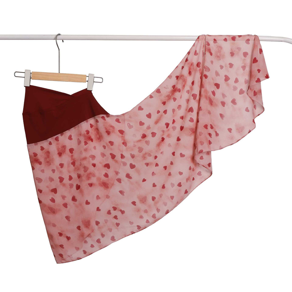 MLB5  Printed Plaid Heart Polka Dot Crystal Ramie Hijab