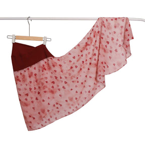 MLB5  Printed Plaid Heart Polka Dot Crystal Ramie Hijab