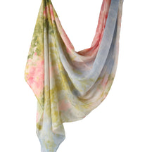 WJ001  Printed Tie-Dye Polyester Long Hijab
