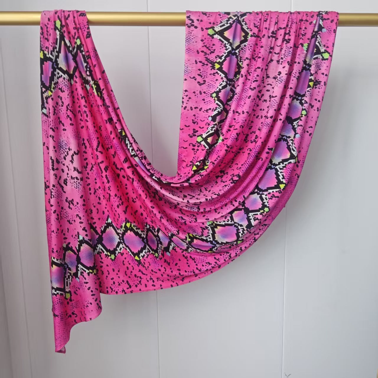 JB021 145GSM Mercerized Cotton Printed Jersey Hijab