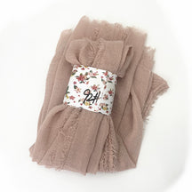 WJ01  Plain Seersucker Crinkle Fringe Edge Large Hijab