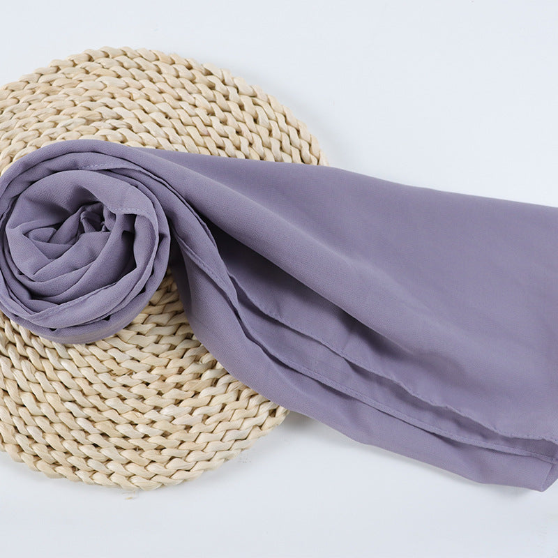 G50 132 warna Tudung chiffon mutiara