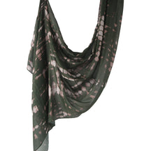 WJ001  Printed Tie-Dye Polyester Long Hijab
