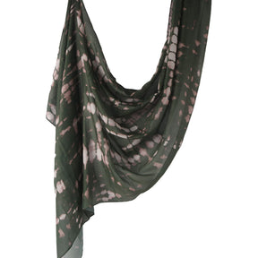 WJ001  Printed Tie-Dye Polyester Long Hijab
