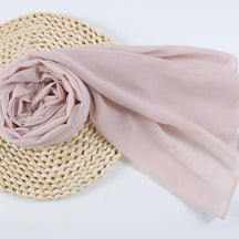 G50 132 colores Hijab de gasa perla