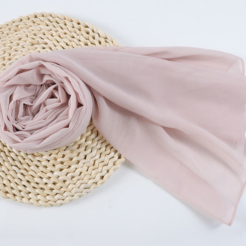 G50 132 warna Tudung chiffon mutiara