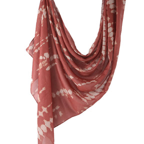 WJ001  Printed Tie-Dye Polyester Long Hijab