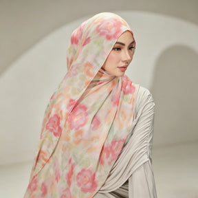 YW560 Digital Printed Rayon Long Scarf Hijab