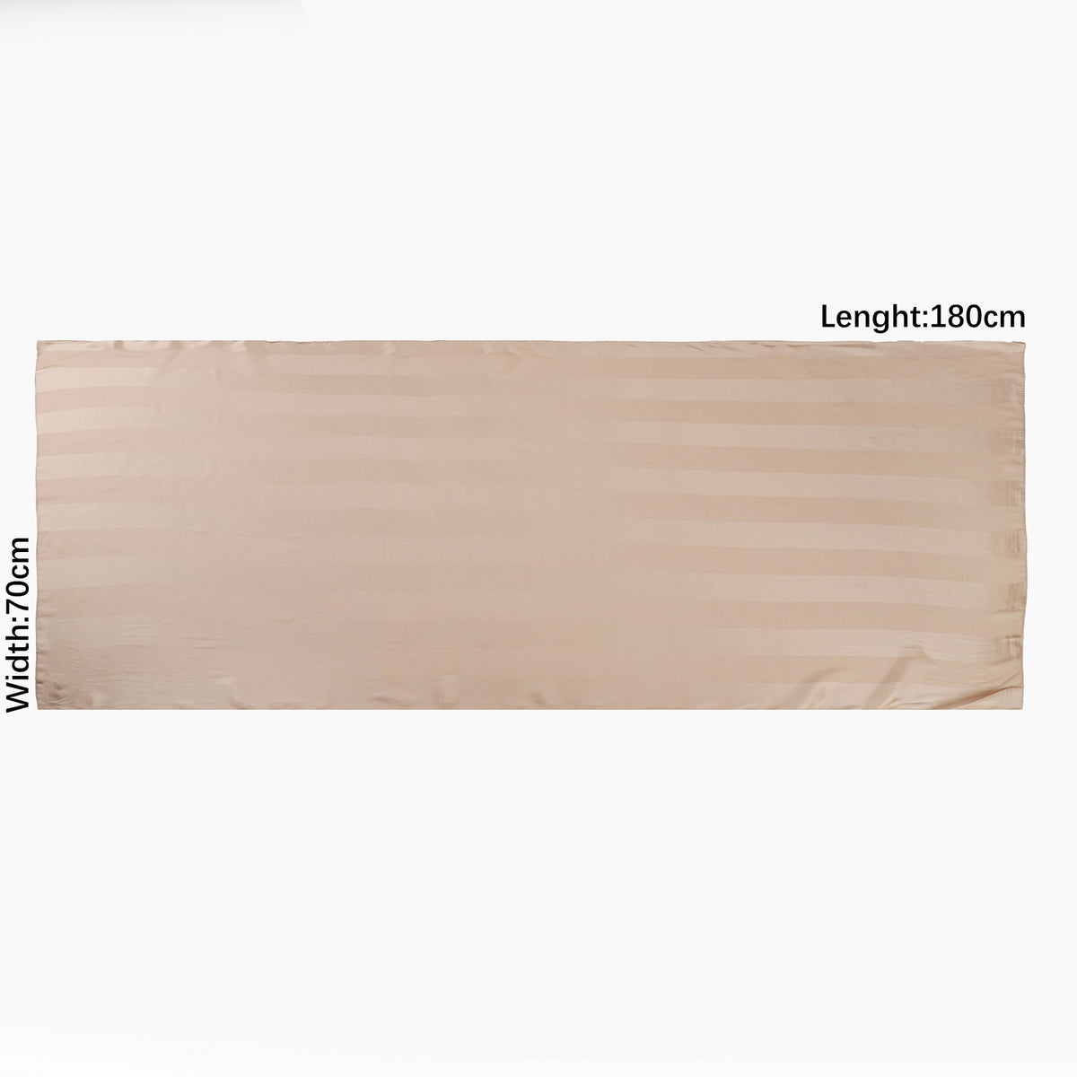 YZ291 Striped Satin Long Scarf Shawl