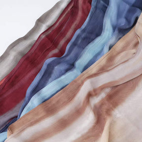 SS010 Breathable Sun-Protective Modal Tie-Dye Crinkled Hijab