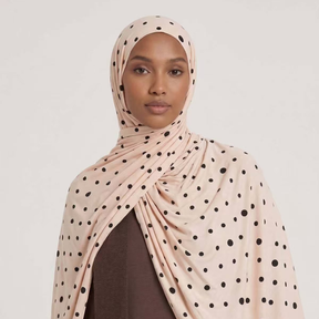 JB021 145GSM Mercerized Cotton Printed Jersey Hijab