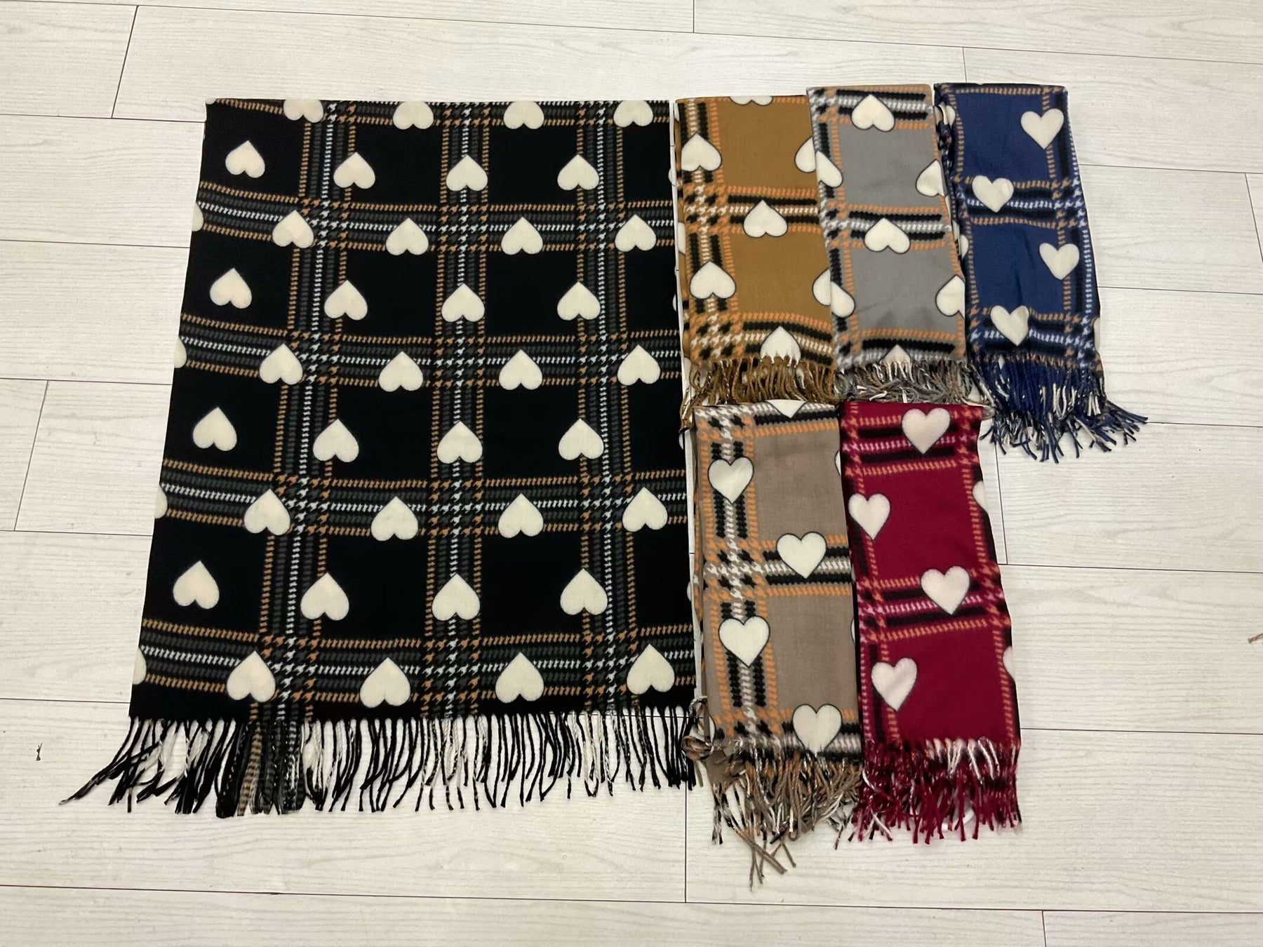 BY001 Custom printed imitation cashmere series-1