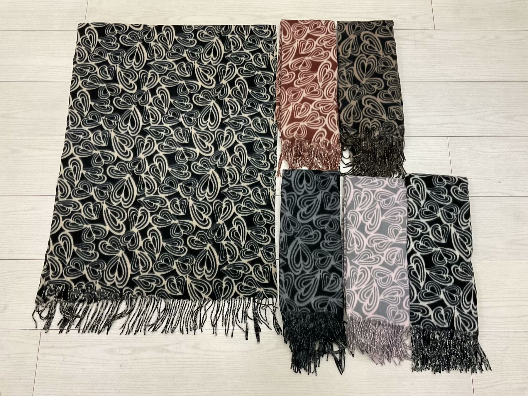 BY001 Custom printed imitation cashmere series-1