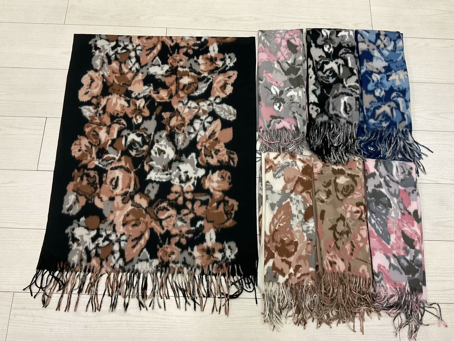 BY001 Custom printed imitation cashmere series-1