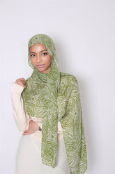 MY088 Fresh wind tudung print hijab/scarf polyester cotton