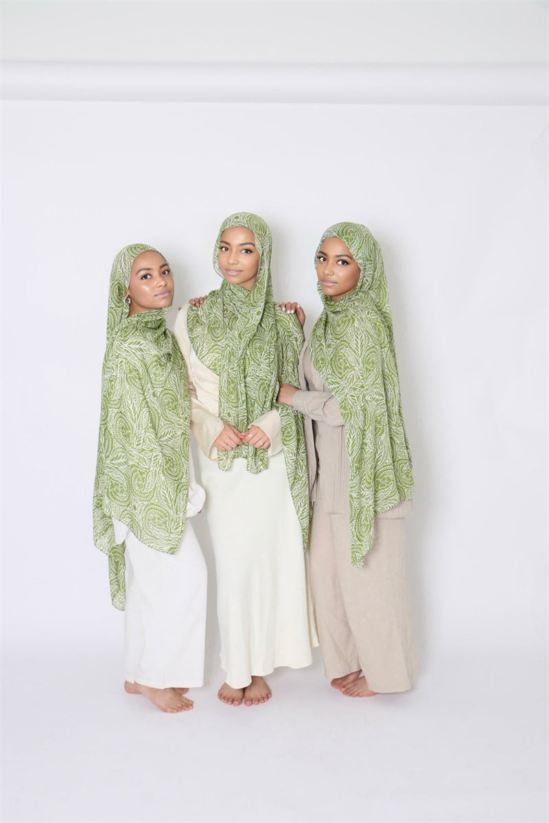 MY088 Fresh wind tudung print hijab/scarf polyester cotton