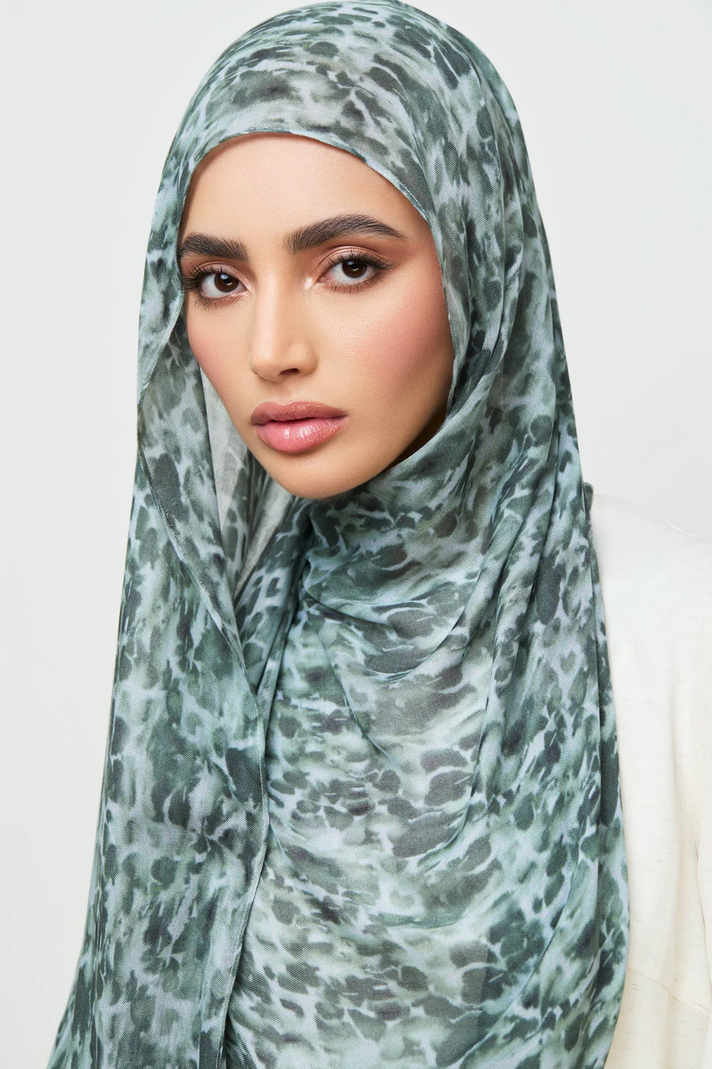 MY062   Hijab - Forest Mist  hijab  hijab/tudung  printed hijab  printed scarf  printed sacrf