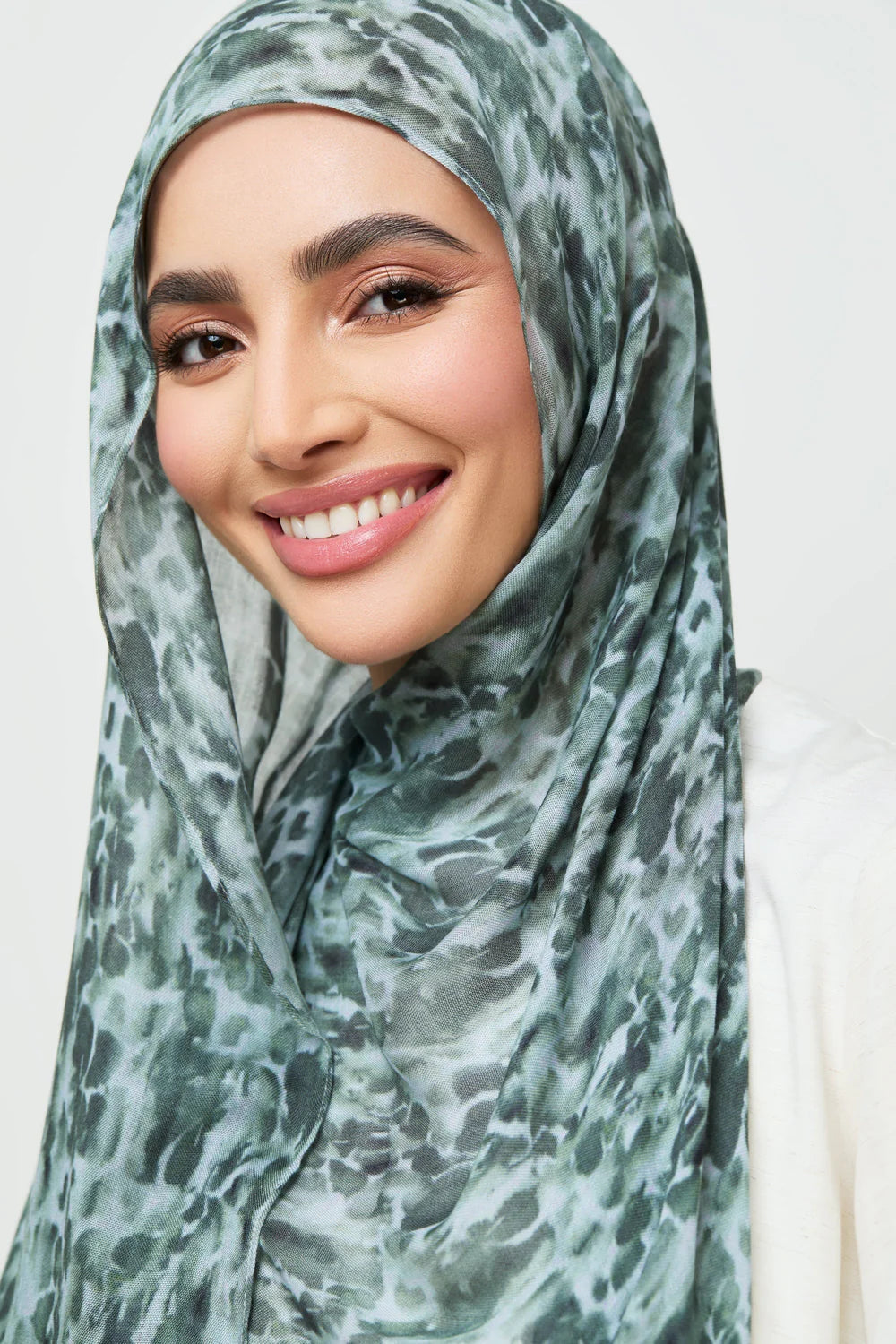 MY062   Hijab - Forest Mist  hijab  hijab/tudung  printed hijab  printed scarf  printed sacrf