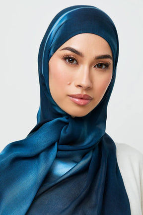 MY007 Ocean Ripple printed scarf hijab/tudung