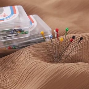 SP66 Simple and compact adjustable black and white color clothing positioning needle plastic needle  hijab  hijab/tudung  plain hijab  hijab pins