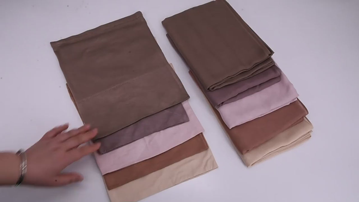 HYWJ066   110COLRO 70X180 single needle modal cotton hijab  + jersey cap